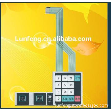 taxtel keypad membrane switch with PCB and Flexible